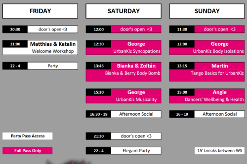 Event Schedule 2025 Event Schedule 2025